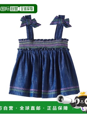 1h可退 潮奢 ZIMMERMANN 女童 Tallow 刺绣牛仔上衣童装