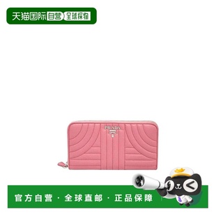 粉红色 PRADA AW2021 1ML5062D91BEGONI 徽标细节钱包 女士钱包