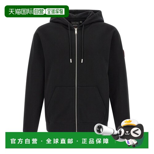 1h可退 CANADA GOOSE 男士卫衣 1384M9061 AW2026 黑色 'Loon' ho