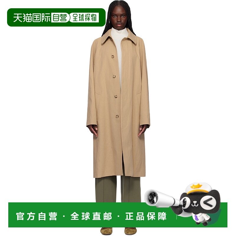 1h可退 潮奢 A.P.C. 女士 驼色 Edouard 风衣 COGXTM01549