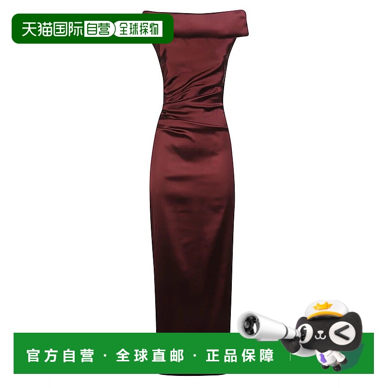 1h可退 MAX MARA 女士连衣裙 2521226044600 AW2025 红色 Max Mar