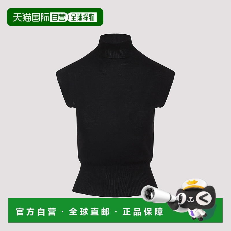 1h可退 RICK OWENS 女士T恤 RP02E4606M09 AW2025 黑色 Short Sle