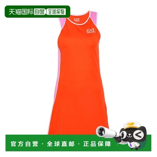 1h可退 潮奢 Ea7 女士 短款连衣裙 orange橙色 舒适时尚