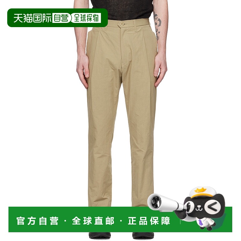 1h可退 潮奢 CCP 男士 驼色 Setup 长裤 PTTB106 beige米色 舒适