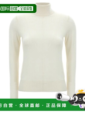 CHLOÉ 女士针织毛衣 CHC24AMP03660107 AW2024 白色 Chloe Logo E