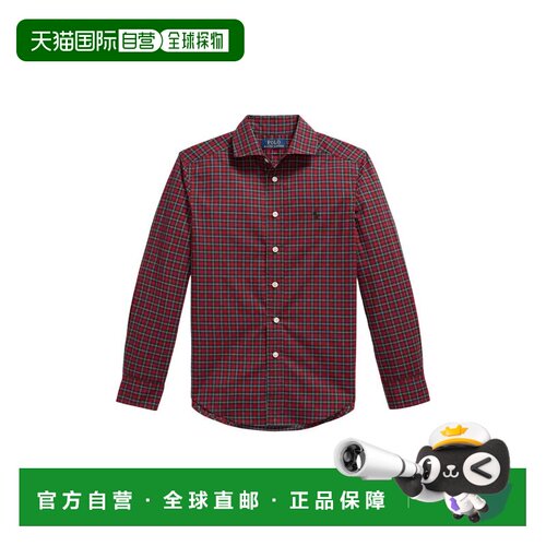 POLO RALPH LAUREN 男童衬衫 323B28199001B7457REDGREENMULTI