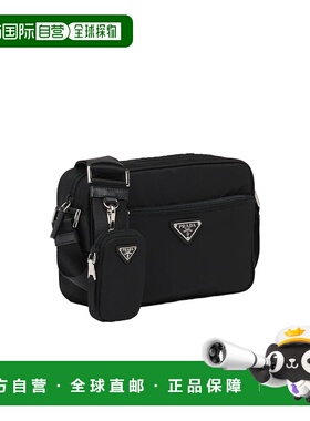 PRADA 女士斜挎包 1BC167RV44VB1MF0002 SS2024 黑色手提包单肩包