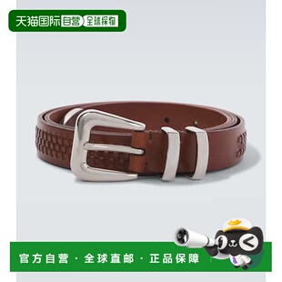 1h可退 潮奢 Brunello Cucinelli 布内罗 古奇拉利 男士 编织皮带