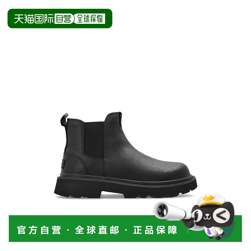 1h可退 UGG 男士靴子 11729900BLK AW2025 黑色 Chelsea boots 
