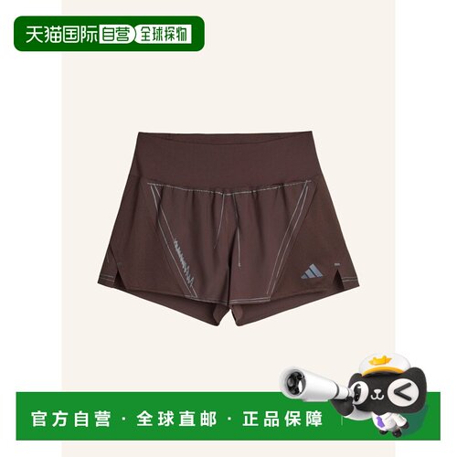 ADIDAS 女士短裤 100295233615000 CO 棕色 2-in-1 Running Short