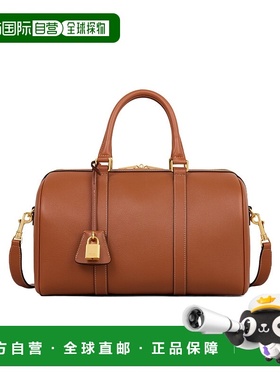 CELINE 女士斜挎包 119573FLH04LU SS2025 棕色 大号拉链波士顿包