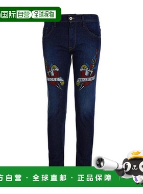 1h可退 MOSCHINO 男士牛仔裤 MQ40607S2685087L AW2022 黑色