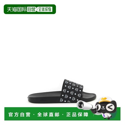 MCM 男士凉鞋 MEXCAMM17BK SS2023 黑色 Mcm monogram print rubb