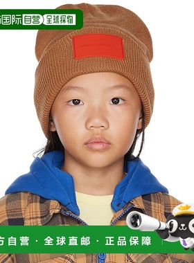 1h可退 潮奢 Marc Jacobs 马克 雅可布 女童 橙色徽标贴饰儿童毛