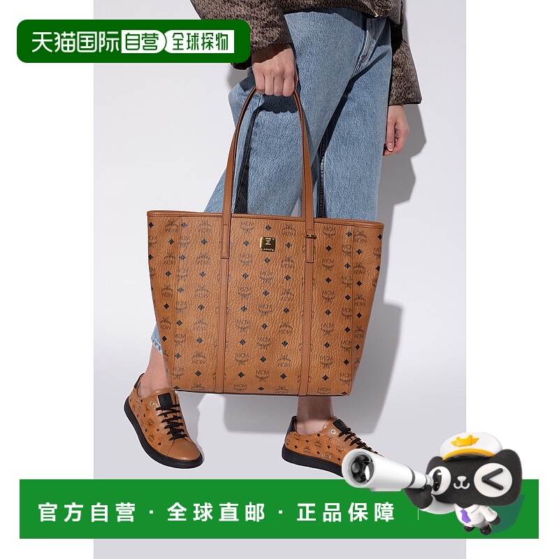 1h可退 MCM 女士手提包 MWPAATN03CO0COGNAC CO 棕色 Patterned s