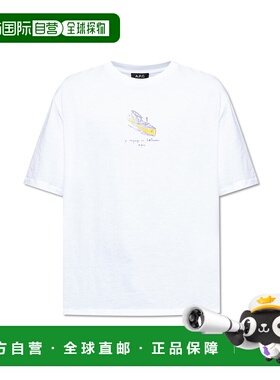 A.P.C. 男士T恤 COHJCH26517AAB AW2025 白色 Printed T-shirt
