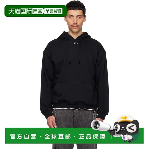 Diesel 迪赛 男士 黑色 S-Boxt-Hood-Dco 连帽衫卫衣 A200500GSBP