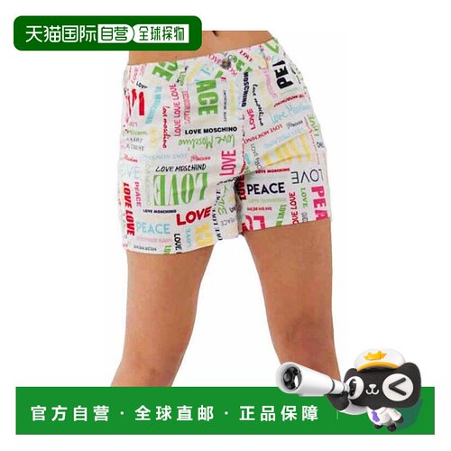 MOSCHINO 女士短裤 O10282S326426 SS2020 白色 【付后1h可退】