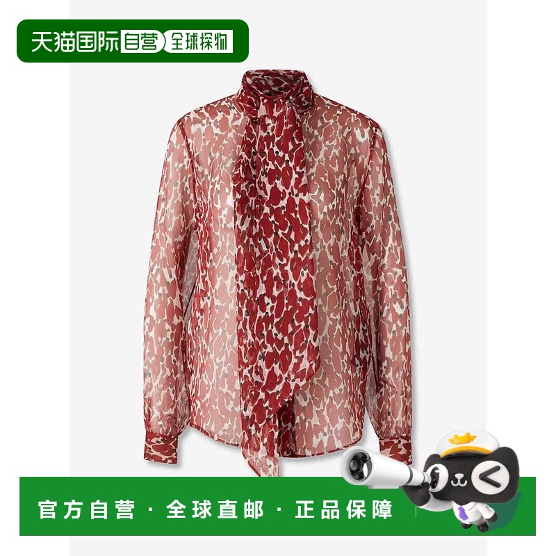 1h可退 SAINT LAURENT 女士T恤 842861Y4J359477CRAIEROUGENOIR