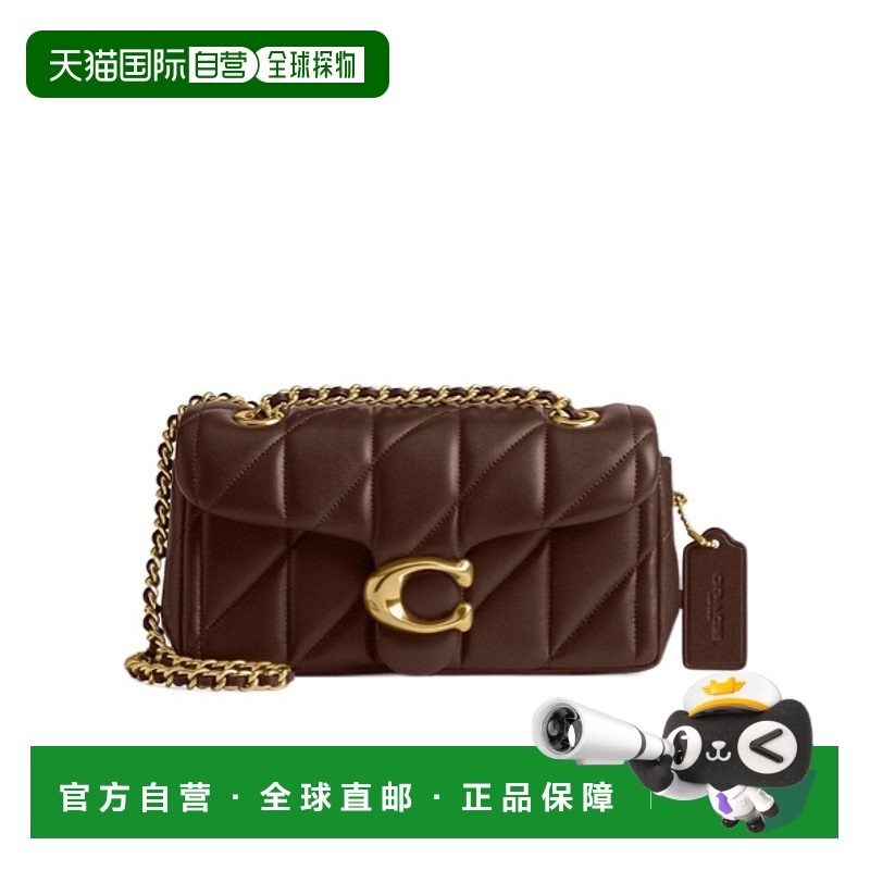 COACH 女士斜挎包 CP149B4MPL SS2025 棕色 徽标单肩包蔻驰