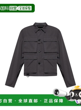 LEMAIRE 男士外套 OW1175LF1481BK996 AW2025 黑色