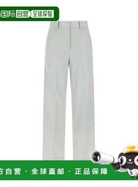 SACAI 女士休闲裤 2205905376 SS2022 深灰色 Side-strip trouser