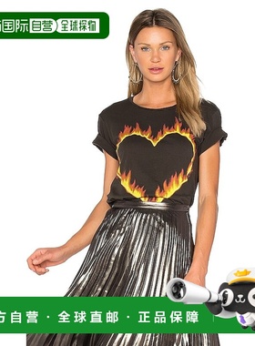 潮奢 Lauren Moshi 女士 Croft Fire 心形T恤 2213CTT11875