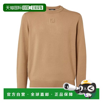 FENDI 男士针织衫 FZX091ASH3F0QU5 AW2025 棕色