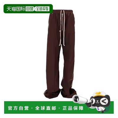 RICK OWENS 女士休闲裤 RP01E7361P14MAHOGANY SS2025卫裤