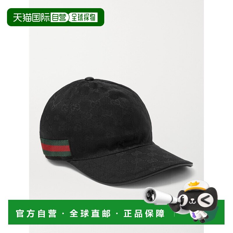 Gucci 古驰 男士 饰织带GG帆布棒球帽 200035KQWBG