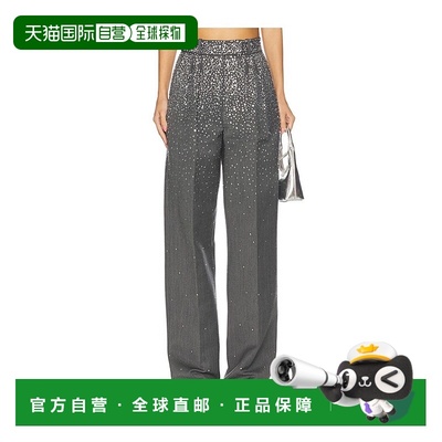 1h可退 潮奢 ALEX PERRY 女士 水晶精饰裤子 P0112FW25休闲裤女裤