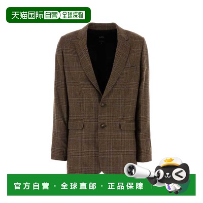 1h可退 A.P.C. 女士西服 WVBESF03240CAA AW2026 棕色 Embroidere