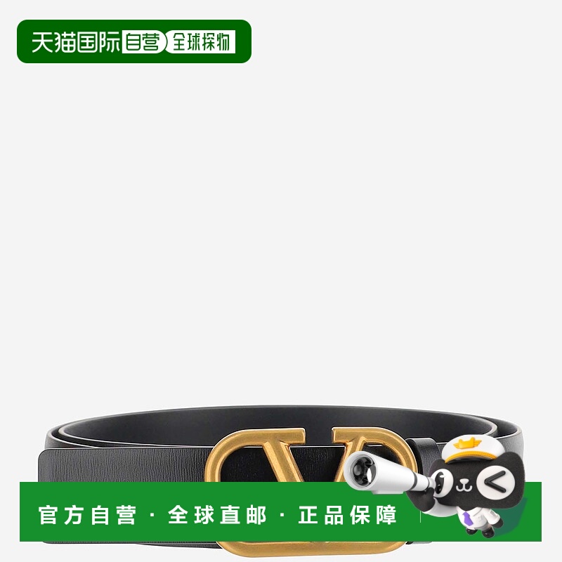 1h可退 VALENTINO 男士腰带 XY0T0Q90ECU0NO SS2022 黑色华伦天奴