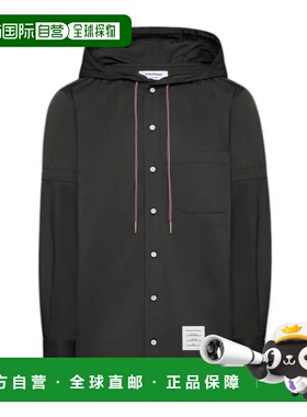 THOM BROWNE 男士外套 MWL432OF1066001 AW2025 黑色