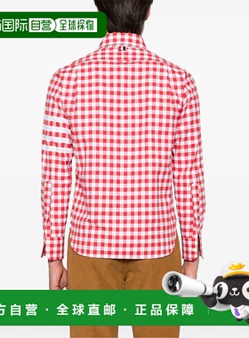 THOM BROWNE 男士衬衫  MWL416AF0945600 AW2025男装红色