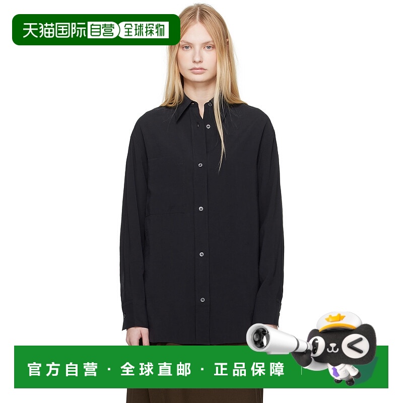 1h可退 潮奢 Studio Nicholson 女士 海军蓝 Leto 衬衫 LETOSNW16