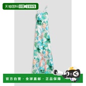 潮奢 印花斜纹丝绸长款 MaxMara 1h可退 麦斯玛拉 女士 连衣裙 231