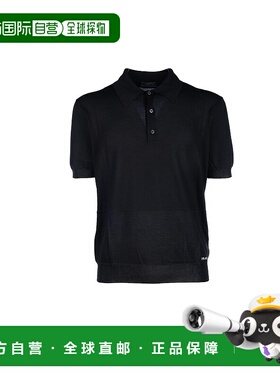 PRADA 男士针织衫 UMB92516AIF0002 SS2025 黑色 Prada T-Shirts