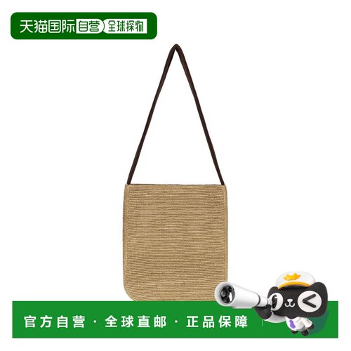 THE ROW 女士单肩包 W2049W27TE SS2026 浅棕色手提包草编包