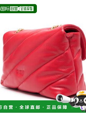 PINKO 女士斜挎包 100038A0F2R30Q CO 红色 Classic Love Bag Puf