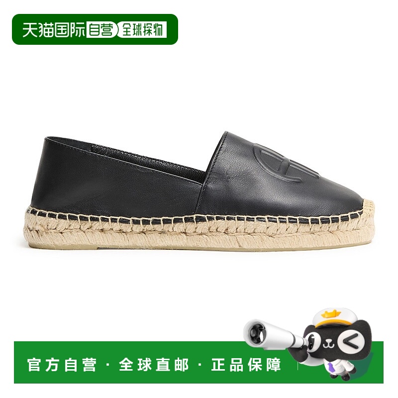 1h可退 潮奢 ANINE BING 女士 Paloma 麻底鞋 black黑色 舒适时尚