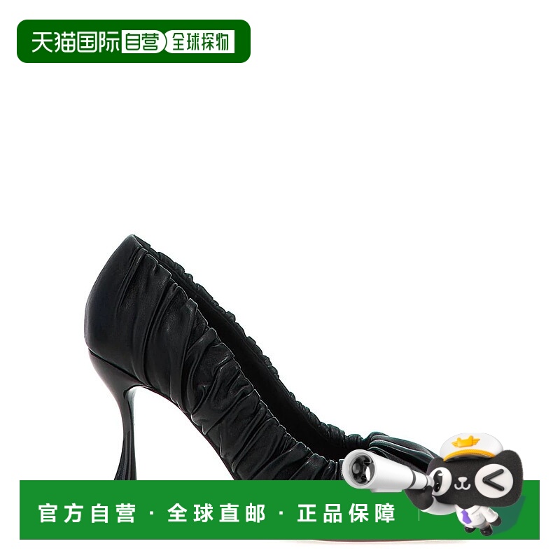 1h可退 BALMAIN 女士高跟鞋 DN0UA072LNAPNERO SS2025 黑色