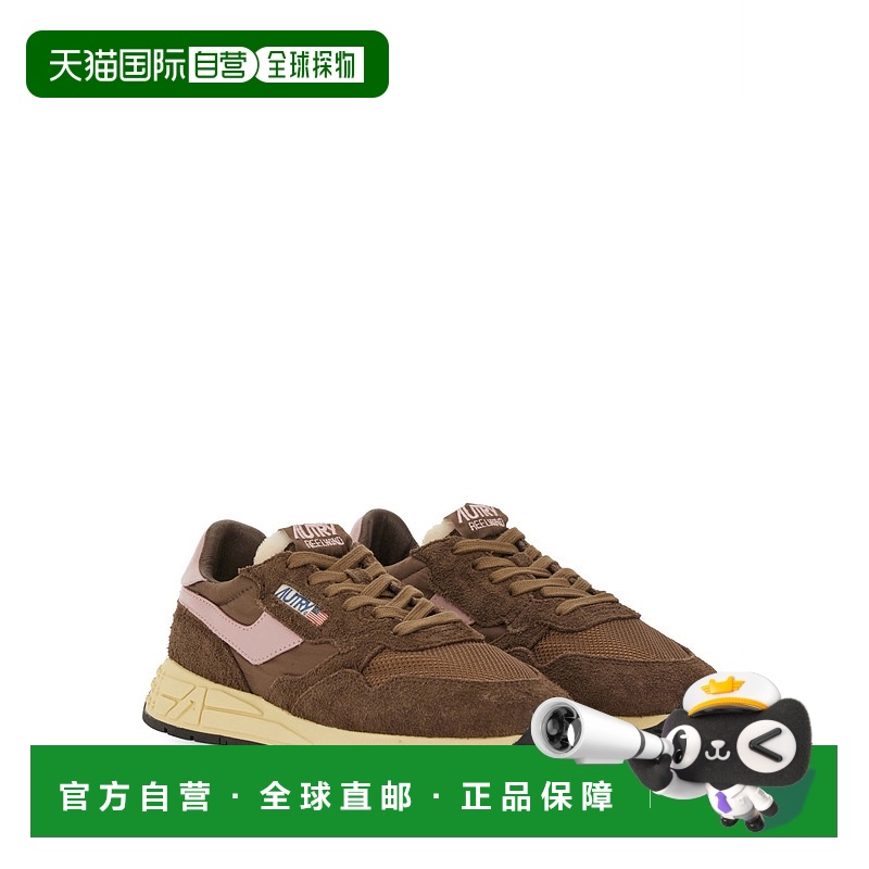 1h可退 AUTRY 女士运动鞋 WWLWUT12 AW2025 深棕色 Sneakers