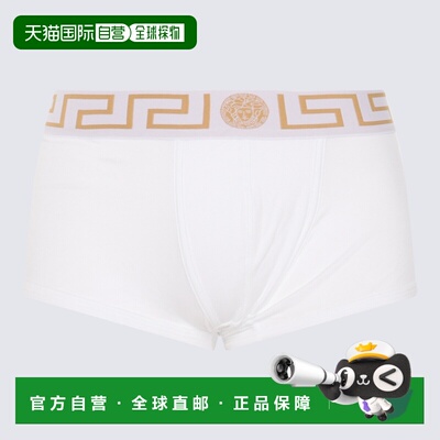 VERSACE 男士内裤 AU100261A10011A81H CO 白色 BOXER SHORTS WIT