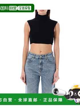 CHLOÉ 女士衬衫 C24UMH04520001 SS2024 灰色 短款背心