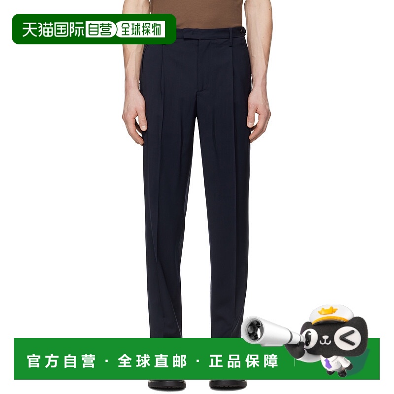 1h可退 潮奢 Barena 男士 海军蓝 Masco Tropical 长裤 PAU508147