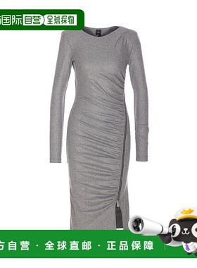 PINKO 女士连衣裙 106126A2ZUI76 AW2025 灰色 Grey Almundena Dr