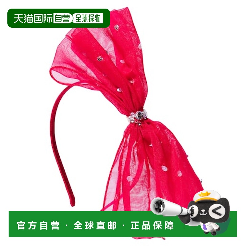 1h可退 潮奢 Tutu Du Monde 女童 水晶装饰蝴蝶结头带童装