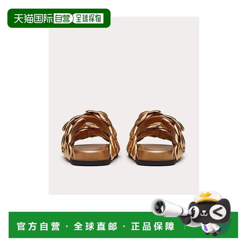 VALENTINO 女士凉鞋 VW2S0AX0ZQKKM5 AW2021 棕色 徽标拖鞋