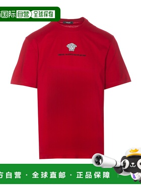 VERSACE 男士T恤 10133021A110541RB30 AW2024 红色范思哲